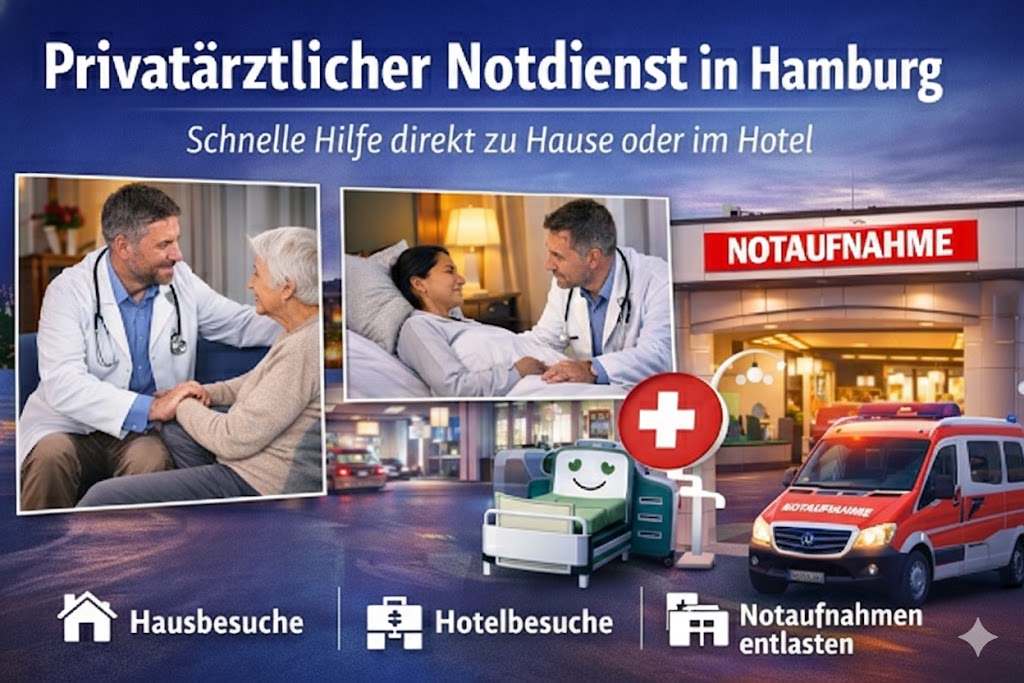 Privatärztlicher Notdienst in Hamburg – schnelle medizinische Hilfe ohne lange Wartezeiten